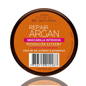 Mascarilla Intensiva Repair Argán  de Placenta Life Be Natural 35g